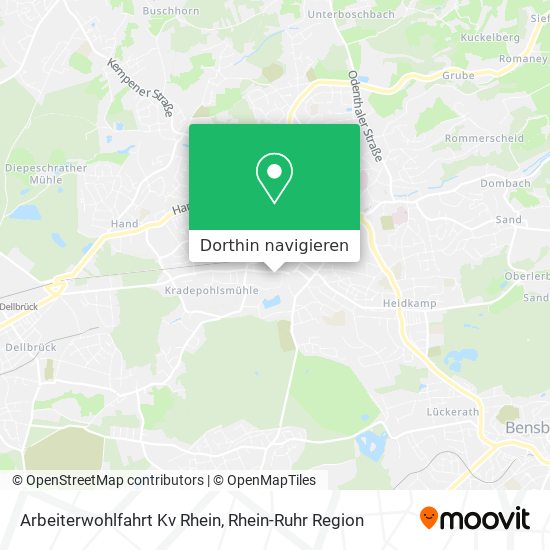 Arbeiterwohlfahrt Kv Rhein Karte