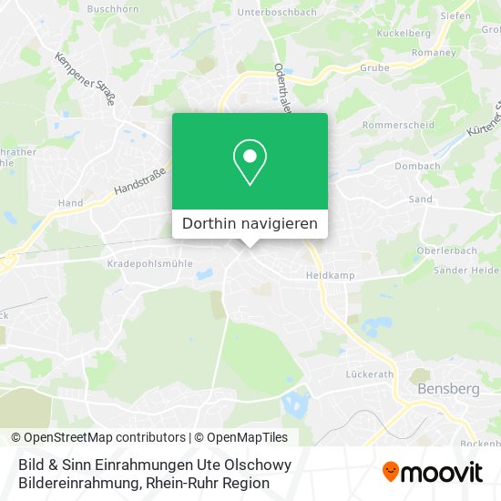Bild & Sinn Einrahmungen Ute Olschowy Bildereinrahmung Karte