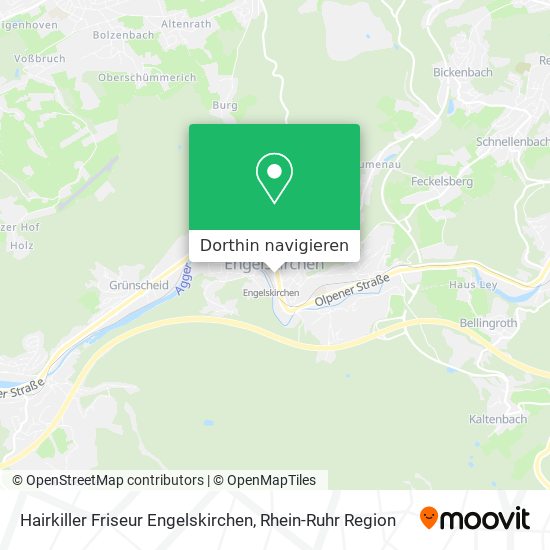 Hairkiller Friseur Engelskirchen Karte