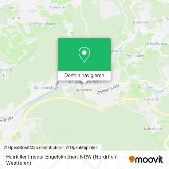 Hairkiller Friseur Engelskirchen Karte
