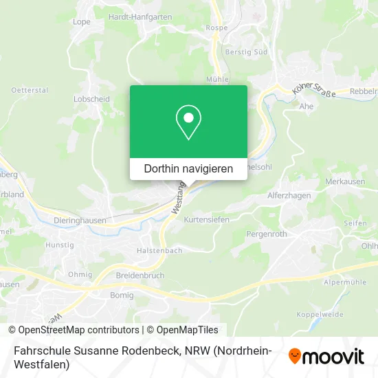 Fahrschule Susanne Rodenbeck Karte