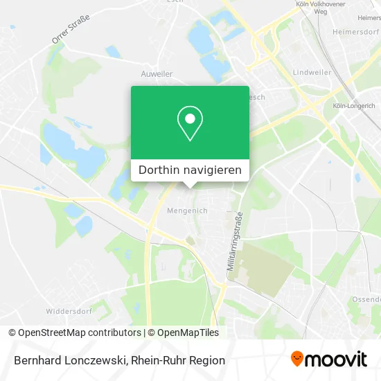 Bernhard Lonczewski Karte