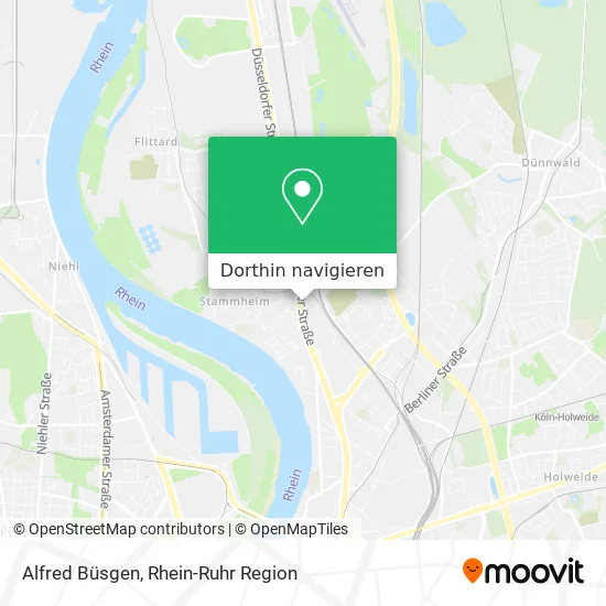 Alfred Büsgen Karte