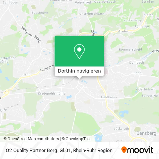 O2 Quality Partner Berg. Gl.01 Karte