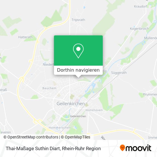 Thai-Maßage Suthin Diart Karte