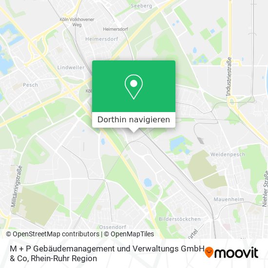 M + P Gebäudemanagement und Verwaltungs GmbH & Co Karte