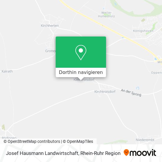 Josef Hausmann Landwirtschaft Karte