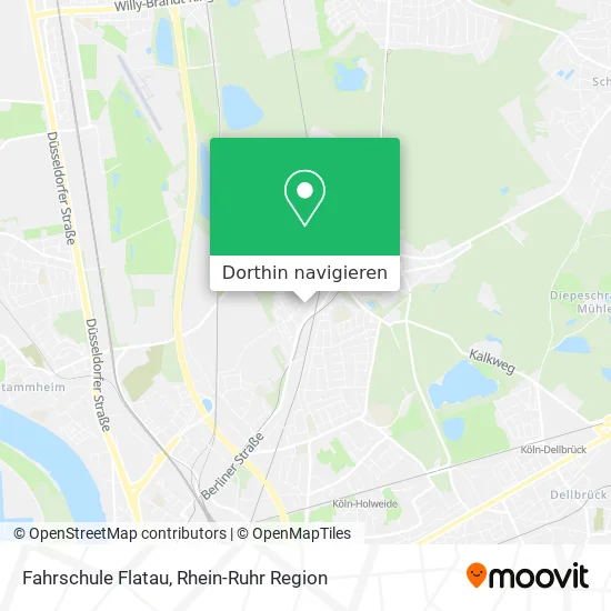 Fahrschule Flatau Karte