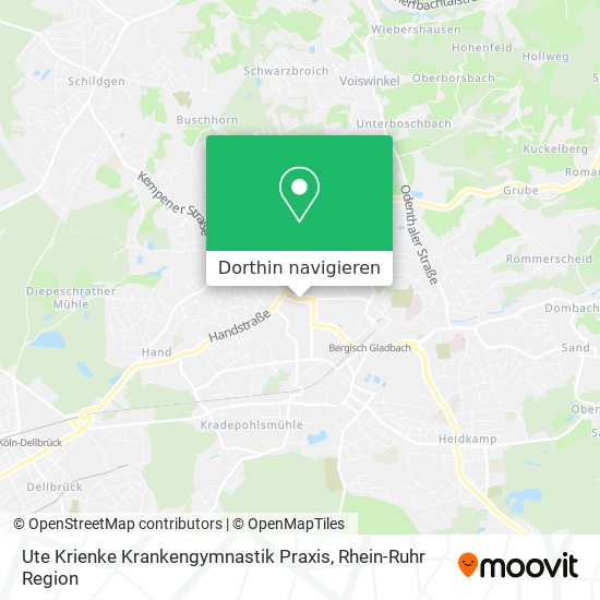 Ute Krienke Krankengymnastik Praxis Karte