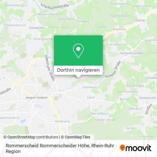 Rommerscheid Rommerscheider Höhe Karte