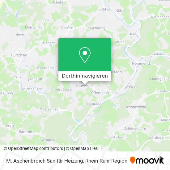 M. Aschenbroich Sanitär Heizung Karte