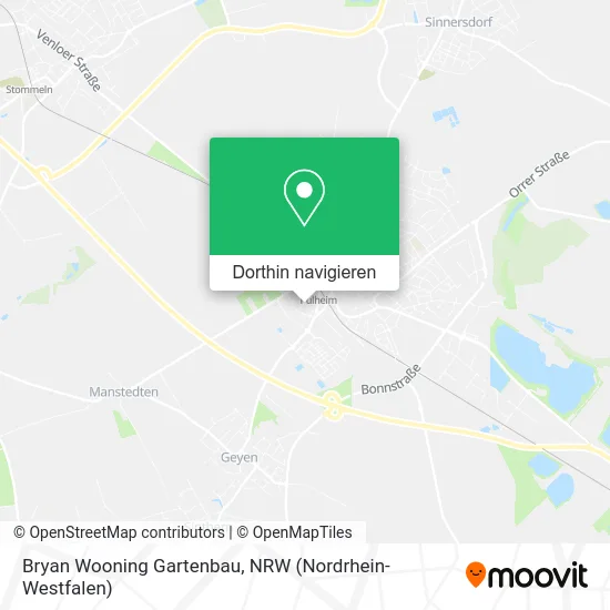 Bryan Wooning Gartenbau Karte