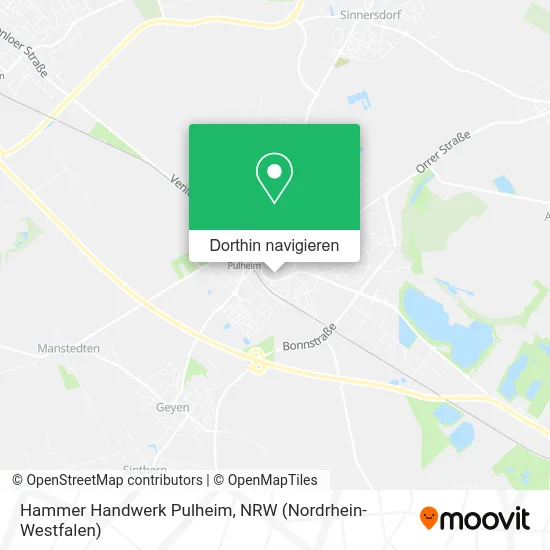 Hammer Handwerk Pulheim Karte