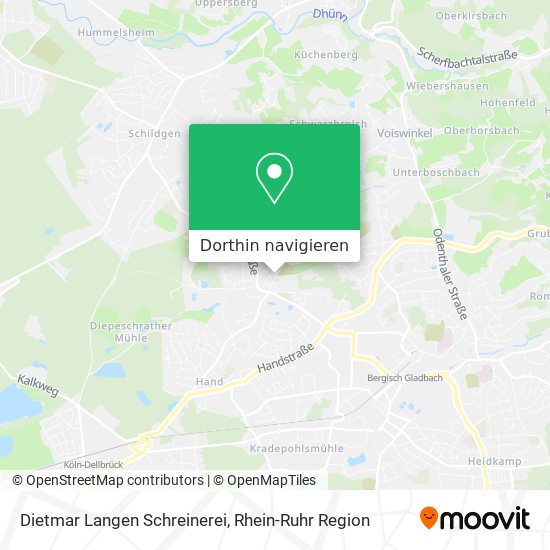 Dietmar Langen Schreinerei Karte