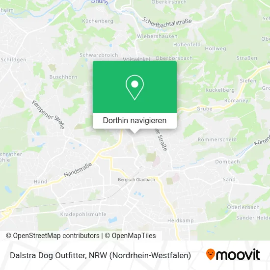 Dalstra Dog Outfitter Karte