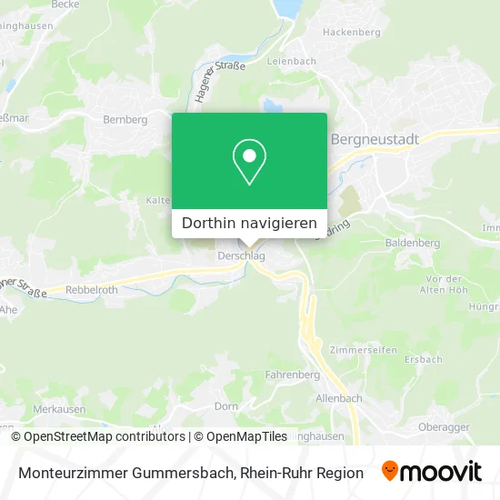 Monteurzimmer Gummersbach Karte