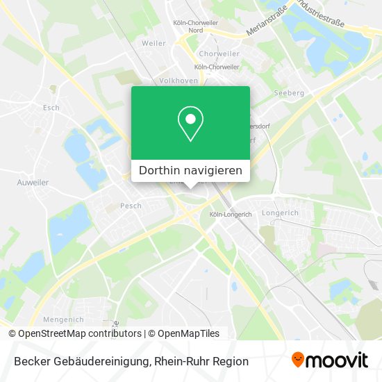 Becker Gebäudereinigung Karte