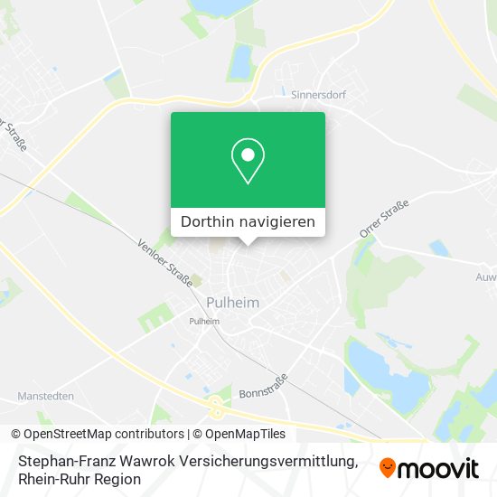 Stephan-Franz Wawrok Versicherungsvermittlung Karte