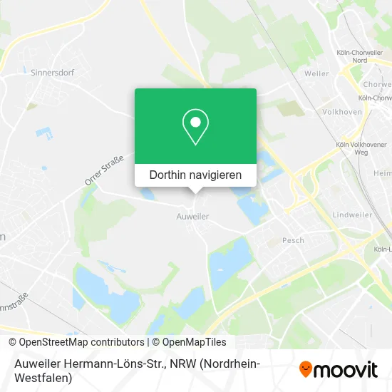 Auweiler Hermann-Löns-Str. Karte