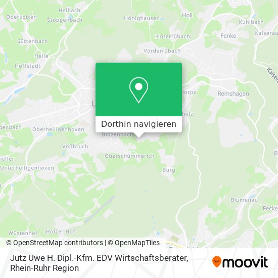 Jutz Uwe H. Dipl.-Kfm. EDV Wirtschaftsberater Karte