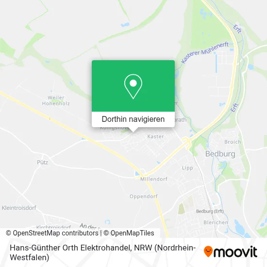 Hans-Günther Orth Elektrohandel Karte