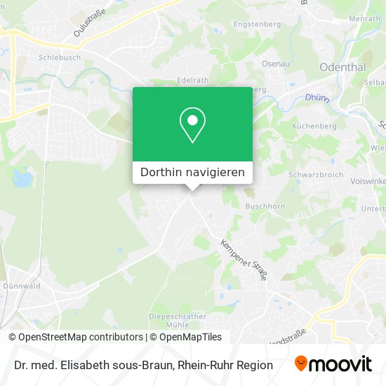 Dr. med. Elisabeth sous-Braun Karte