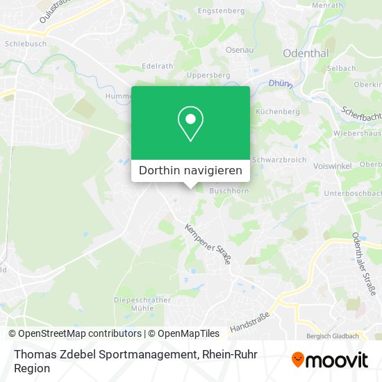 Thomas Zdebel Sportmanagement Karte