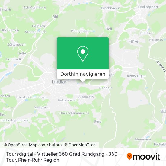 Toursdigital - Virtueller 360 Grad Rundgang - 360 Tour Karte