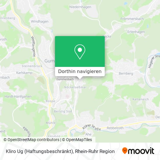 Kliro Ug (Haftungsbeschränkt) Karte