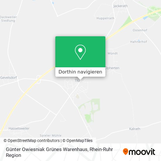 Günter Owiesniak Grünes Warenhaus Karte