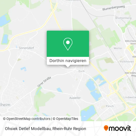 Ohsiek Detlef Modellbau Karte