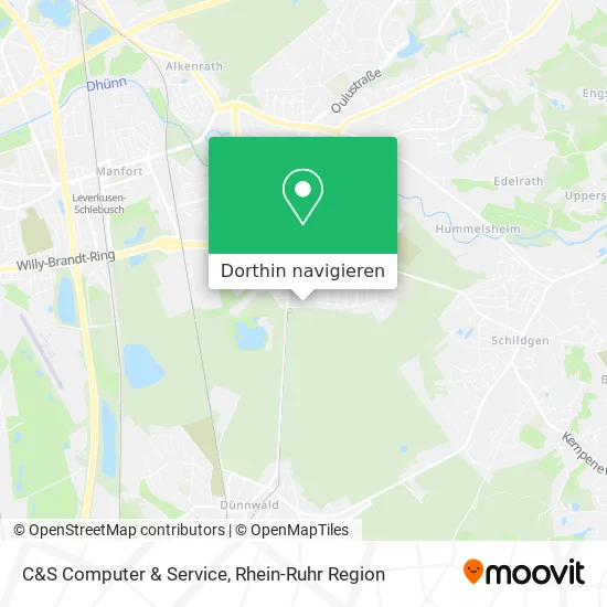 C&S Computer & Service Karte