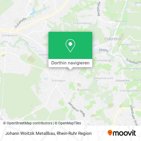 Johann Woitzik Metallbau Karte