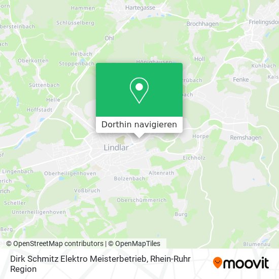 Dirk Schmitz Elektro Meisterbetrieb Karte