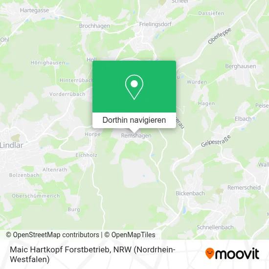 Maic Hartkopf Forstbetrieb Karte