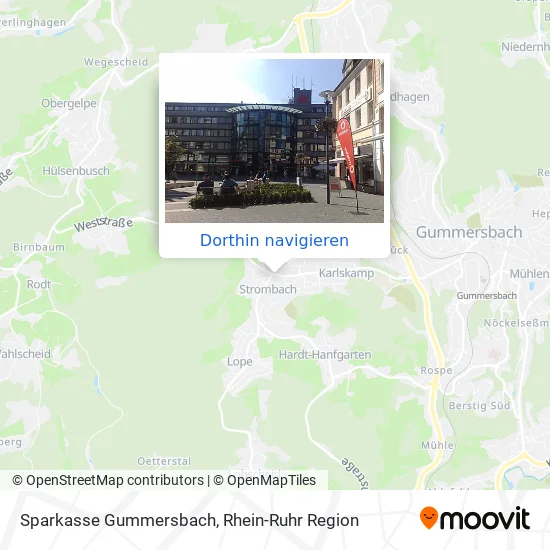 Sparkasse Gummersbach Karte