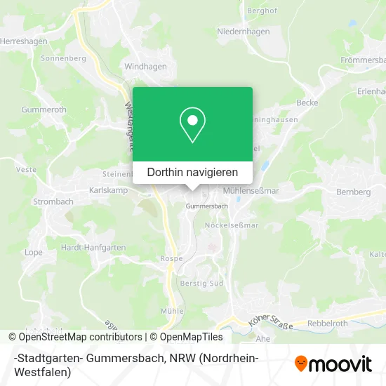 -Stadtgarten- Gummersbach Karte