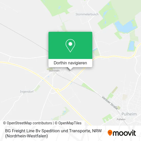 BG Freight Line Bv Spedition und Transporte Karte