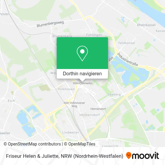 Friseur Helen & Juliette Karte