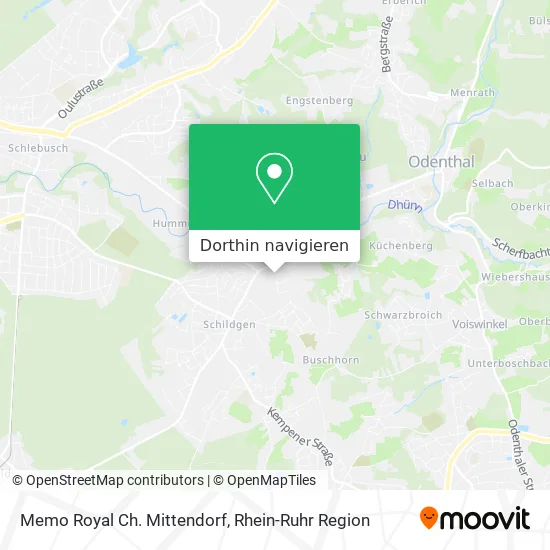 Memo Royal Ch. Mittendorf Karte