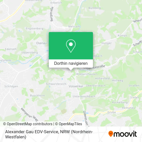 Alexander Gau EDV-Service Karte