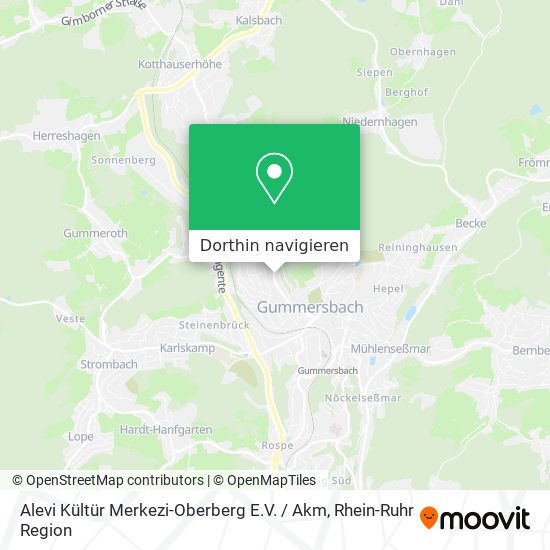 Alevi Kültür Merkezi-Oberberg E.V. / Akm Karte