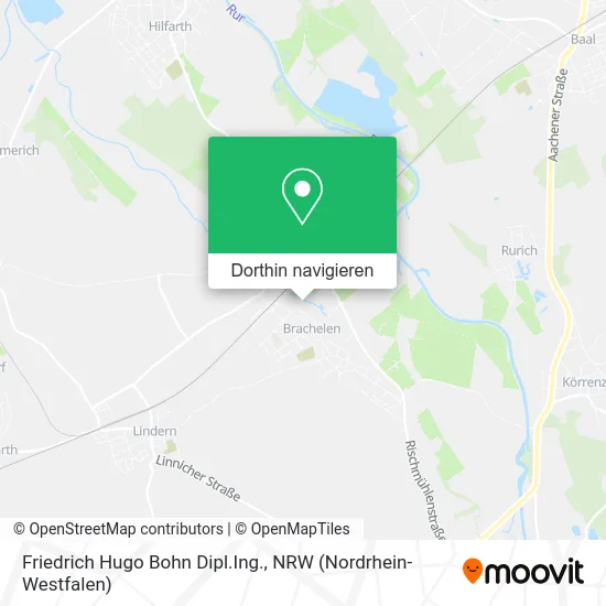 Friedrich Hugo Bohn Dipl.Ing. Karte