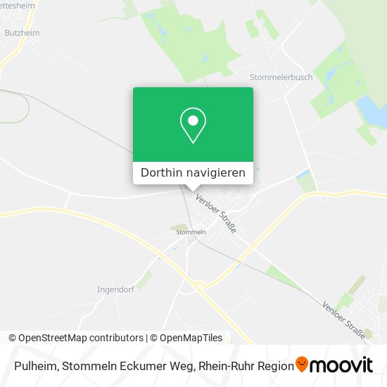 Pulheim, Stommeln Eckumer Weg Karte