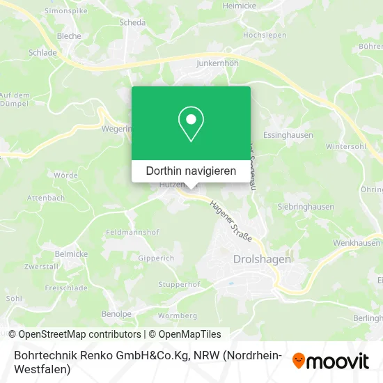 Bohrtechnik Renko GmbH&Co.Kg Karte