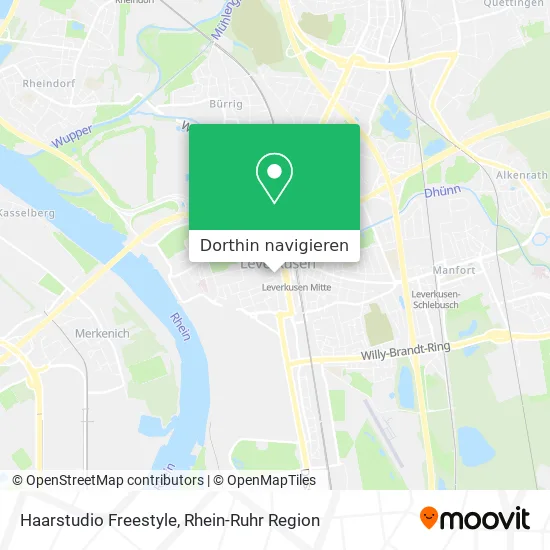 Haarstudio Freestyle Karte