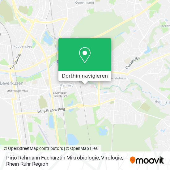 Pirjo Rehmann Fachärztin Mikrobiologie, Virologie Karte