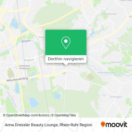 Anna Dressler Beauty Lounge Karte