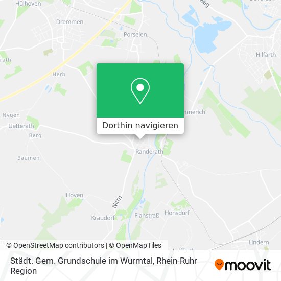 Städt. Gem. Grundschule im Wurmtal Karte