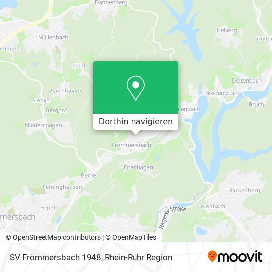SV Frömmersbach 1948 Karte